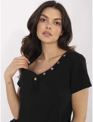 Blúzka DHJ BZ 25168.00 čierna