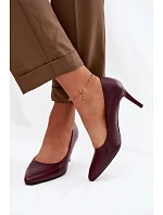 Lodičky s ihlovým podpätkom model 226322 Krok vo veľkom štýle Lodičky s ihlovým podpätkom model 226322 Krok vo veľkom štýle