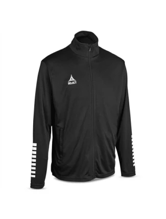 Futbalová tréningová mikina so zipsom SELECT PISA black