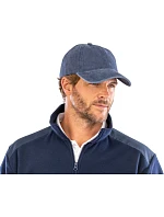 Result Headwear RC 092X 6-panelová vintage čiapka s kšiltom „Pure Cotton“ 28.092X vintage sand