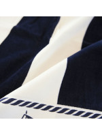 Plážová osuška Zwoltex Admiral Navy Blue/Cream Strips