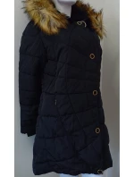 Dámska zimná bunda W703 čierna - MHM