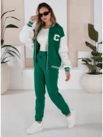 Dámske zelené tepláky CELIA FashionStreet AY0772 Dámske zelené tepláky CELIA FashionStreet AY0772