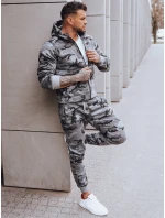 Pánske tmavosivé tepláky moro FashionStreet AX0623z
