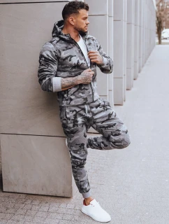 Pánske tmavosivé tepláky moro FashionStreet AX0623z