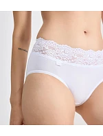 SLOGGI ROMANCE - Midi nohavičky z bavlny Supima® s čipkou Sloggi SLOGGI ROMANCE - Midi nohavičky z bavlny Supima® s čipkou Sloggi