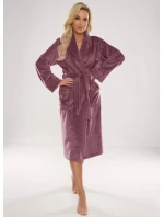 Dlhý dámsky župan s golierom De Lafense 628 Abigail Dlhý dámsky župan s golierom De Lafense 628 Abigail