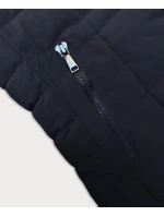 Dámska prešívaná zimná bunda J Style navy blue (16M9119-215)