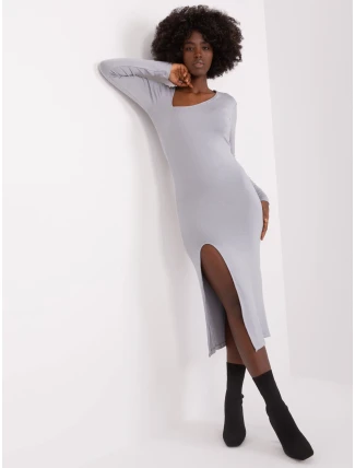 EM SK 783 šaty.41P svetlo sivá