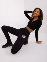 Tepláky RV DR 9260.61 čierna farba Tepláky RV DR 9260.61 čierna farba