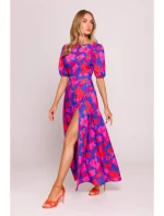 M858 Maxi šaty s odhaleným chrbtom - model 2