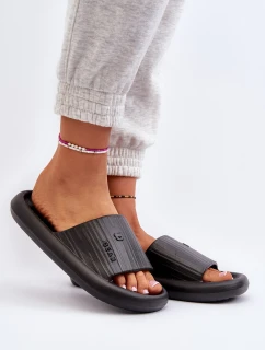 Klapki Piankowe Damskie Lekkie Czarne Fenicva