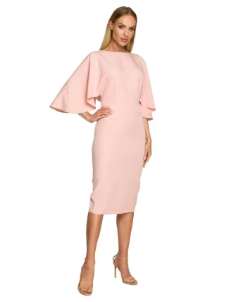 Dámske šaty M700 powder pink - Moe