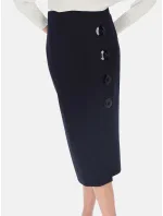 Dámska sukňa Zaira tmavomodrá - Potis & Verso