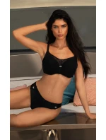 Dámske dvojdielne plavky Silke 6 S940V1SL6 Black - Self