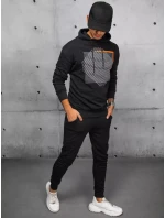 FashionStreet čierna pánska tepláková súprava AX0689