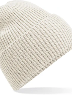 Beechfield B 384R Dlouhá pletená čepice s manžetou 53.384R oatmeal