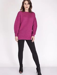 Dámsky sveter Jumper Beatrix SWE 097 Amaranth - MKMSwetters