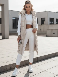 Dámska prešívaná vesta GANTINI biela FashionStreet TY5488