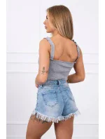 Body bez ramienok šedej Body bez ramienok šedej