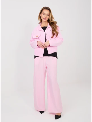 IT KR bunda FL10163.10 svetlo ružová IT KR bunda FL10163.10 svetlo ružová