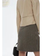 Elegantná kožená bunda JAC0400 beige - Monnari Elegantná kožená bunda JAC0400 beige - Monnari