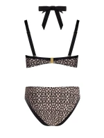 Dámske dvojdielne plavky Luxe 7 S939LX7 Béžová so vzorom - Self Dámske dvojdielne plavky Luxe 7 S939LX7 Béžová so vzorom - Self