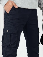 Pánske bojové nohavice navy blue FashionStreet UX4256