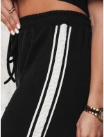 Dámske tepláky VIBEBEX v jednej veľkosti čierne FashionStreet UY2291 Dámske tepláky VIBEBEX v jednej veľkosti čierne FashionStreet UY2291