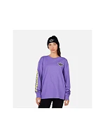 Unisexové tričko ROSSIGNOL SUPER LS TEE, fialové Unisexové tričko ROSSIGNOL SUPER LS TEE, fialové