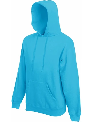 Fruit of the Loom Classic Hooded Sweat Mikina s kapucňou 16.2208 azúrovo modrá Fruit of the Loom Classic Hooded Sweat Mikina s kapucňou 16.2208 azúrovo modrá