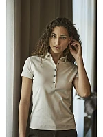 Tee Jays TJ 1441 Dámske polo tričko z bavlny pima 18.1441 čierne Tee Jays TJ 1441 Dámske polo tričko z bavlny pima 18.1441 čierne