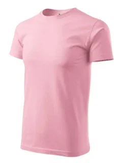 Základné tričko pánske ružové