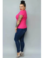 Dámska blúzka Edna B420 ružová - Karko