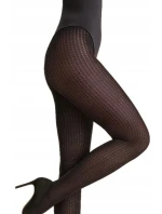 Dámske pančuchové nohavice Celest Code 1217 Black Pattern - Gabriella Dámske pančuchové nohavice Celest Code 1217 Black Pattern - Gabriella