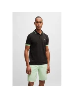 Pánske polo tričko BOSS Paddy 1 Charcoal regular fit black (50512995-016) Pánske polo tričko BOSS Paddy 1 Charcoal regular fit black (50512995-016)