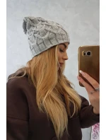 Fleecová čiapka Sonia K201 svetlo šedá