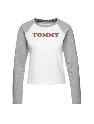 Dámske tričko s dlhým rukávom UW0UW01906-101 - Tommy Hilfiger