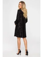 Dámske šaty M715 black - Made Of Emotion Dámske šaty M715 black - Made Of Emotion