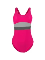 Dámske jednodielne plavky Katie Dark Pink with Grey - Crowell