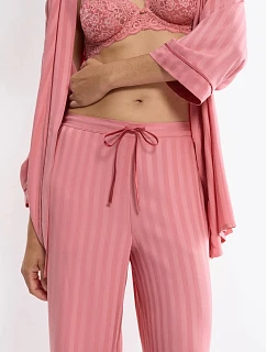 Dámske žakárové nohavice Amourette TRIUMPH RED - ružové - Triumph