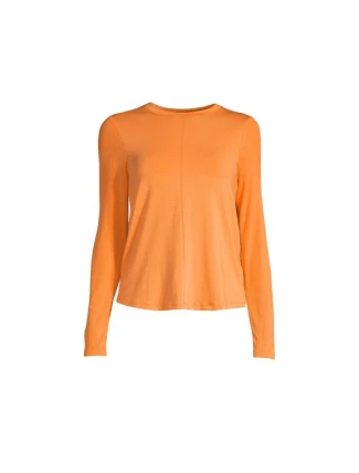 CASALL Delight Tričko s dlhým rukávom Crew Neck juicy orange