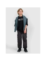 Chlapčenské tričko oversize s potlačou 4F 4FJRAW25TTSHM3065-20S