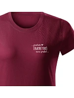 Personalizované dámske tričko - ... pretože [vymysli si vlastné] nie je osol...