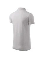 Single J. pánske polo tričko svetlosivé