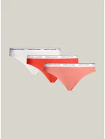 Dámske 3PACK UW0UW04895 0VG Ecru/Coral/Salmon - Tommy Hilfiger Dámske 3PACK UW0UW04895 0VG Ecru/Coral/Salmon - Tommy Hilfiger