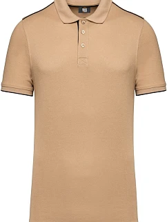 WK WK 270 Pánske pracovné polo tričko z piké „Day-to-Day“ 20.W270 camel/black