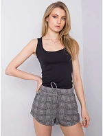 Šortky D17003O61874K sivá čierna