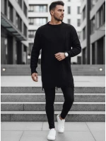 Pánsky čierny sveter FashionStreet WX1962