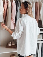 Dámska nadrozmerná džínsová bunda JUSTDEM biela FashionStreet TY4903 Dámska nadrozmerná džínsová bunda JUSTDEM biela FashionStreet TY4903
